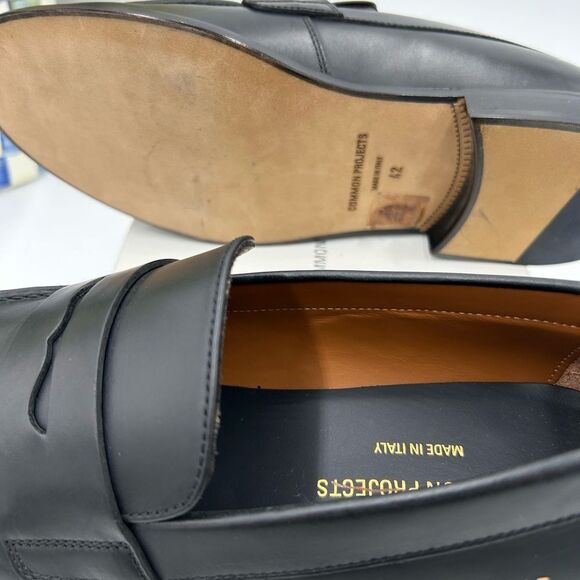 Men’s common project, leather penny loafers size 42 made in Italy - Picture 10 of 11